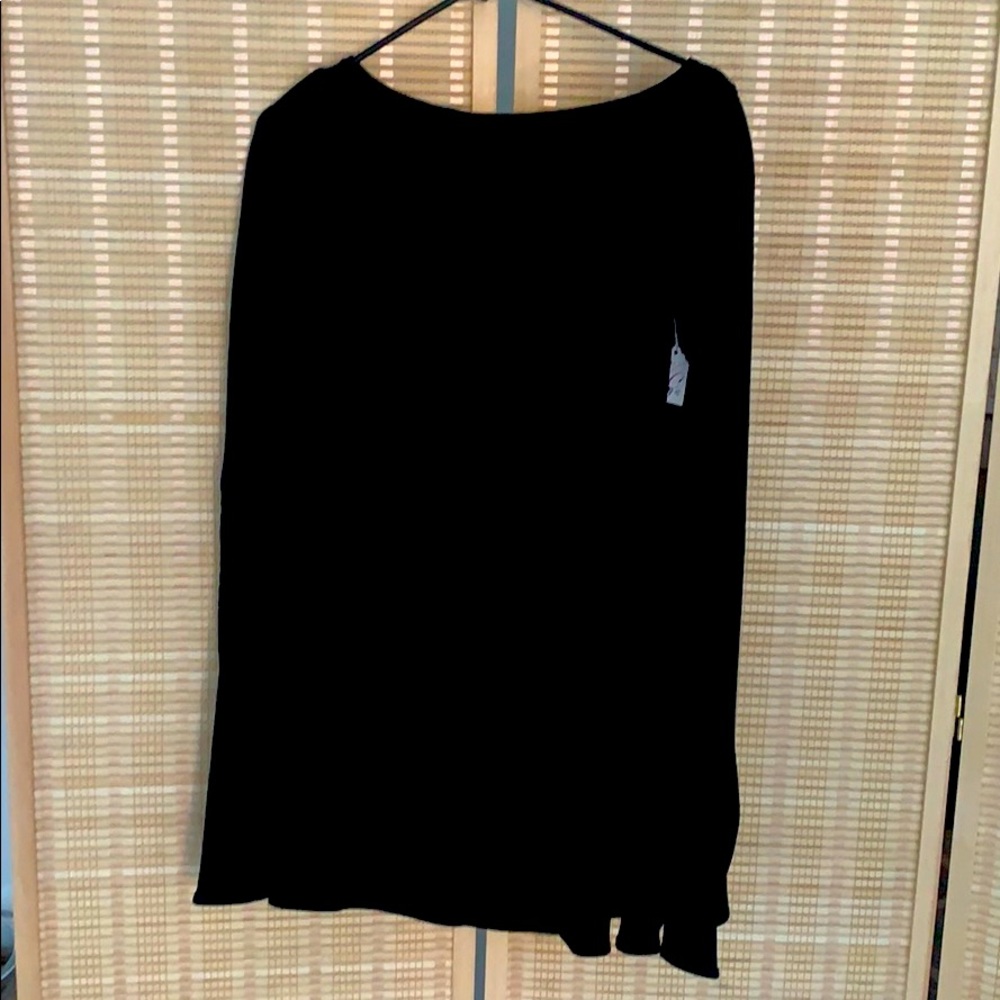 Black cape dress